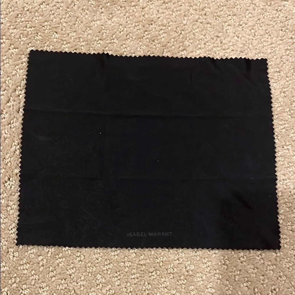 Isabel Marant Black glasses Cloth 8”x6.5”